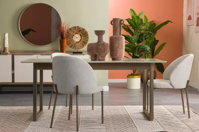 İsabelle Yemek Odası Takım - 6