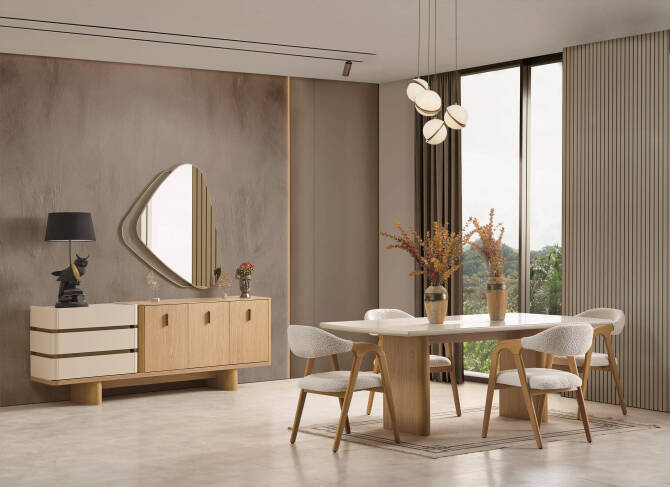 Lotus Yemek Odası Takımı - 3